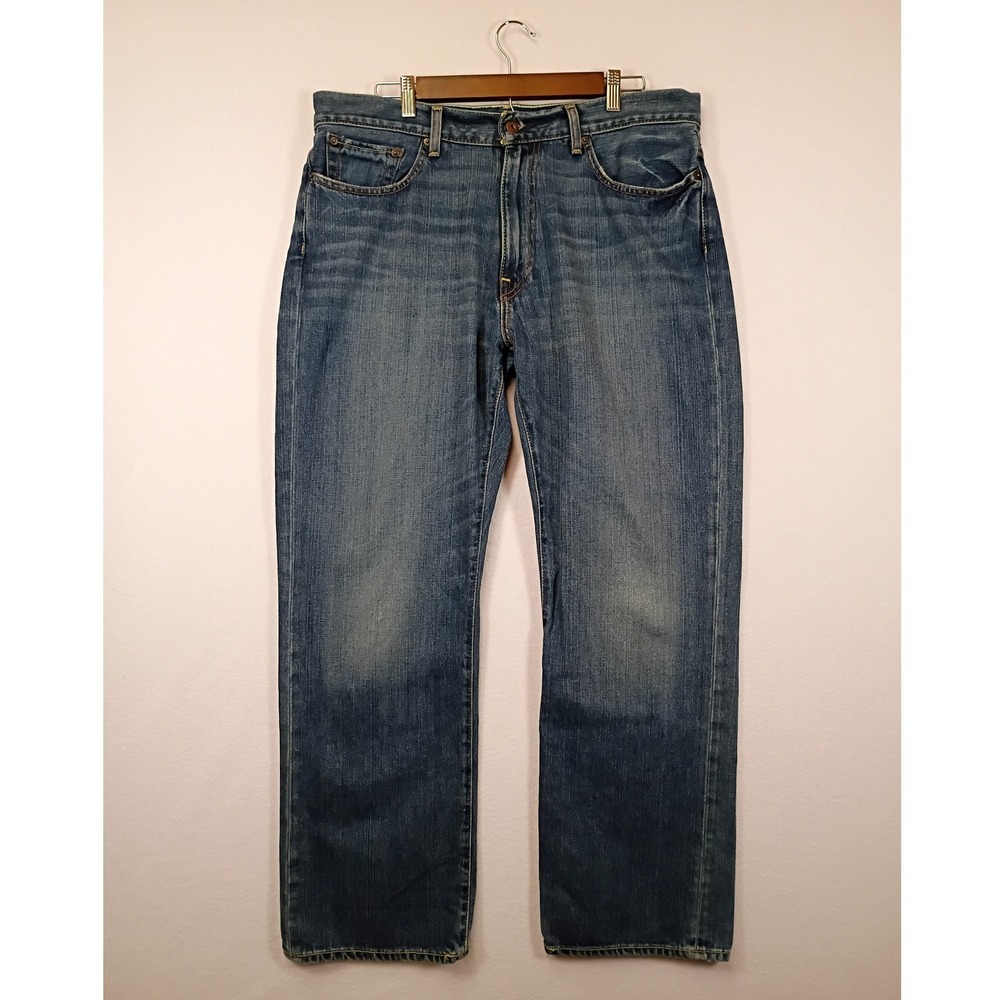 Rugged Americana X2 Quality Denim Mens 36x30 Blue Straight Leg Cotton Jeans